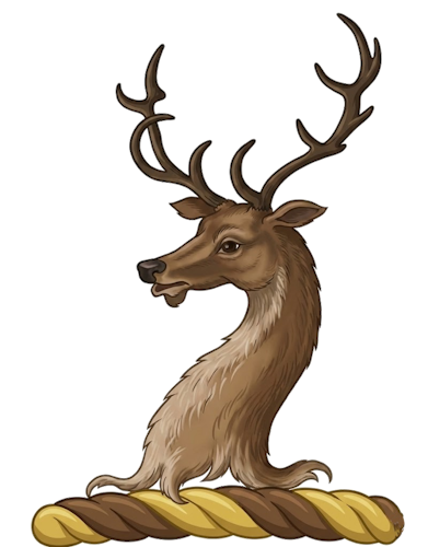 a stag's head