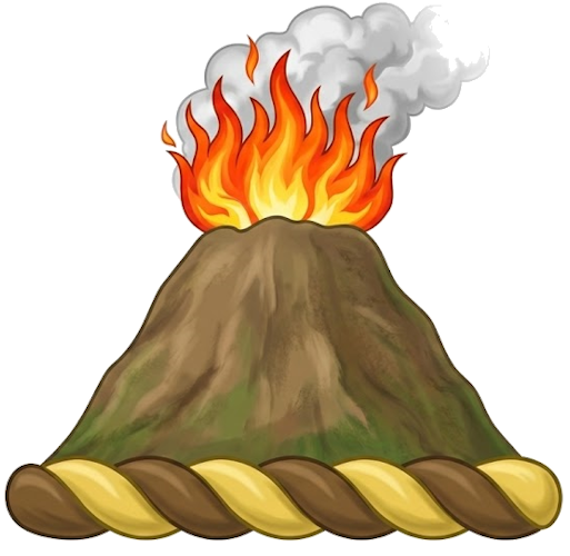  A burning hill, proper